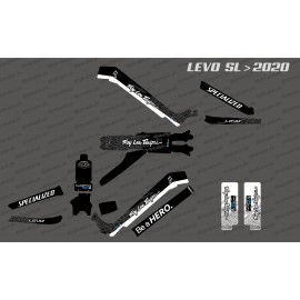 Kit déco TroyLee Edition Full (Noir/Blanc) - Specialized Levo SL (après 2020)