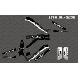 Kit deco TroyLee Edition complet (negre / blanc) - Levo SL especialitzat (després del 2020) -idgrafix