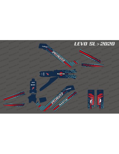 Kit deco Martini Racing Edition complet - Levo SL especialitzat (després del 2020) -idgrafix