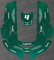 Aufkleber Aston Martin F1 Edition - Husqvarna AUTOMOWER Mähroboter