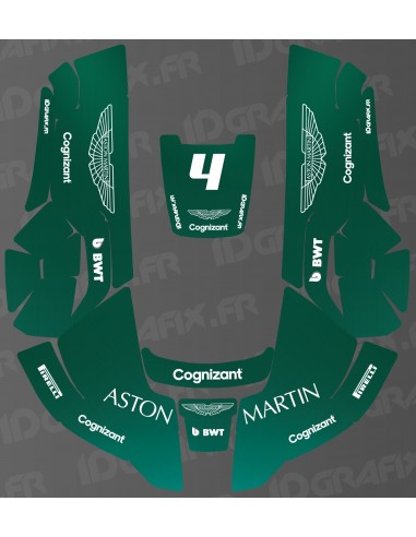 Aufkleber Aston Martin F1 Edition - Husqvarna AUTOMOWER Roboter-Rasenmäher - Idgrafix