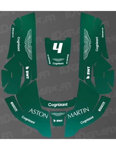 Sticker Aston Martin F1 Edition - Robot de tonte Husqvarna AUTOMOWER