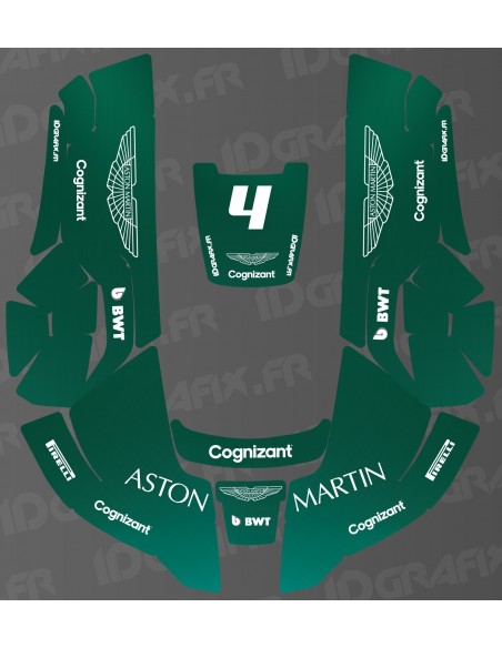 Aufkleber Aston Martin F1 Edition - Husqvarna AUTOMOWER Roboter-Rasenmäher - Idgrafix Aufkleber Aston Martin F1 Edition - Husqvarna AUTOMOWER Roboter-Rasenmäher - Idgrafix