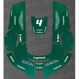 Sticker Aston Martin F1 Edition - Robot de tonte Husqvarna AUTOMOWER -automower gamme 300-400