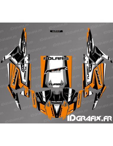 Recta Edició Decoració Kit (Taronja)- IDgrafix-Polaris RZR 1000 Turbo / Turbo S -idgrafix
