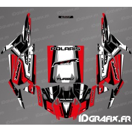 Straight Edition Decoration Kit (Red)- IDgrafix-Polaris RZR 1000 Turbo / Turbo S - IDgrafix