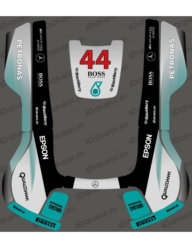 F1 Mercedes 2021 edition sticker - Husqvarna AUTOMOWER robotic mower - Idgrafix