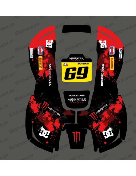 Sticker Monster edition (Red) - Husqvarna AUTOMOWER robotic lawnmower - Idgrafix Sticker Monster edition (Red) - Husqvarna AUTOMOWER robotic lawnmower - Idgrafix