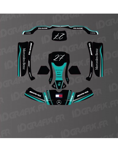 Kit deco 100% personalizzato - Mercedes F1 Replica