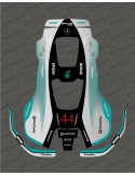 Sticker F1 Mercedes edition-Mowing robot Husqvarna AUTOMOWER PRO 520/550