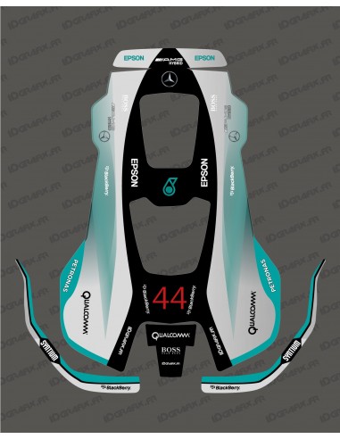 Adhesiu F1 Mercedes edició-Tallar robot Husqvarna AUTOMOWER PRO 520/550 -idgrafix