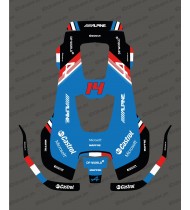 F1 Alpine edition sticker - Husqvarna AUTOMOWER PRO 520/550 robotic lawnmower