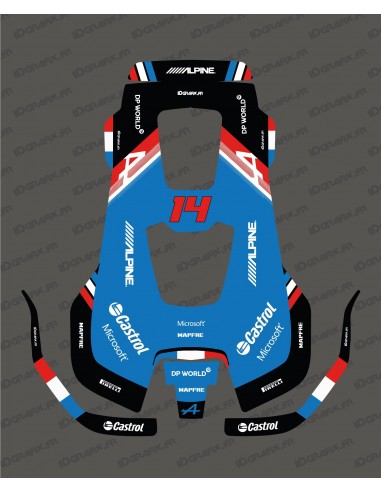 Adhesiu de l'edició F1 Alpine: tallagespa robòtica Husqvarna AUTOMOWER PRO 520/550