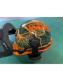 Adhesiu Edició abstracta (verd / taronja) - Casc STIHL