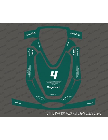 Aston Martin F1 Edition Sticker - Stihl Imow 632 Robot Lawnmower