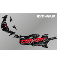 Kit décoration Bond Edition (Rouge/Noir) - Idgrafix - Can Am Maverick SPORT