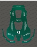 Aufkleber F1 Aston Martin Edition - Husqvarna AUTOMOWER PRO 520/550 Mähroboter