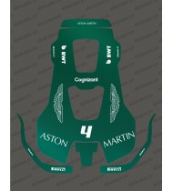 Sticker F1 Aston Martin edition - Husqvarna AUTOMOWER PRO 520/550 robot mower