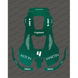 Aufkleber F1 Aston Martin Edition - Husqvarna AUTOMOWER PRO 520/550 Mähroboter