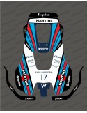 Adesivo F1 Martini edition - Robot rasaerba Husqvarna AUTOMOWER PRO 520/550