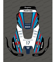 Adesivo F1 Martini edition - Robot rasaerba Husqvarna AUTOMOWER PRO 520/550