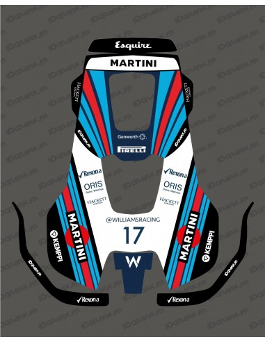 Pegatina F1 Martini edition - Robot cortacésped Husqvarna AUTOMOWER PRO 520/550