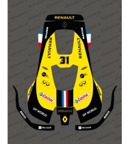 Adesivo F1 edizione Renault - Robot rasaerba Husqvarna AUTOMOWER PRO 520/550