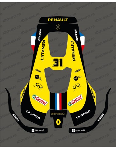 Sticker F1 Renault edition - Robot de tonte Husqvarna AUTOMOWER PRO 520/550