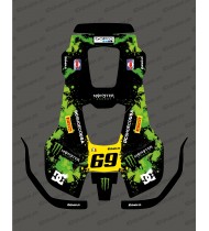 Sticker Monster edition (Green) - Husqvarna AUTOMOWER PRO 520/550 robot mower