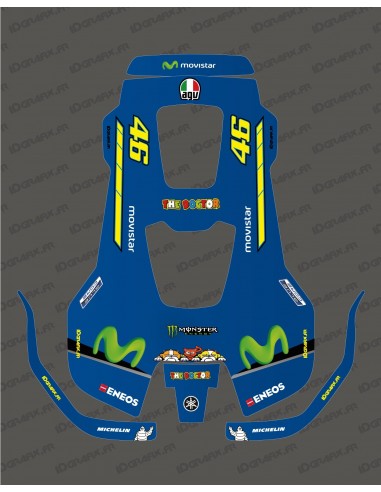 Rossi GP Edition-Aufkleber – Husqvarna AUTOMOWER PRO 520/550 Roboter-Rasenmäher