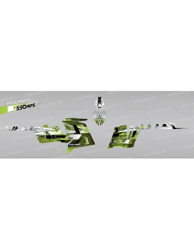 Kit de decoración de Selecciones (Verde) - IDgrafix - Polaris 550 XPS