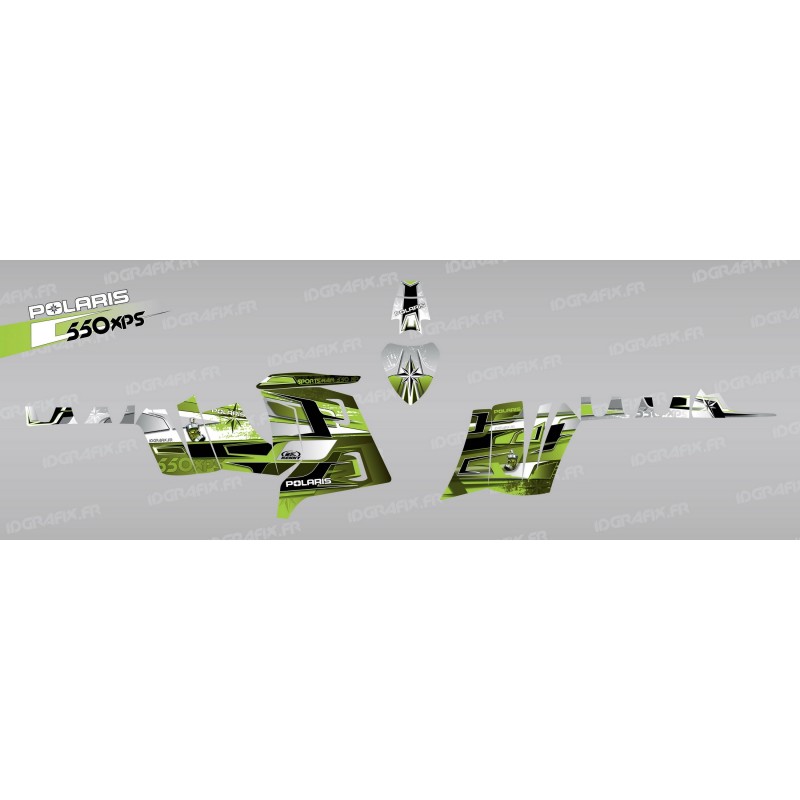 Kit décoration Pics (Vert) - IDgrafix - Polaris 550 XPS-idgrafix