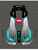 Sticker F1 Mercedes Black edition - Robot de tonte Husqvarna AUTOMOWER PRO 520/550