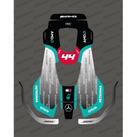 Sticker F1 Mercedes Black edition - Husqvarna AUTOMOWER PRO 520/550 robot mower