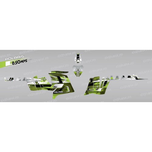 Kit décoration Pics (Vert) - IDgrafix - Polaris 850 /1000 XPS