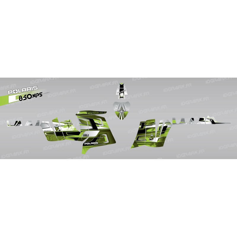 Kit décoration Pics (Vert) - IDgrafix - Polaris 850 /1000 XPS-idgrafix