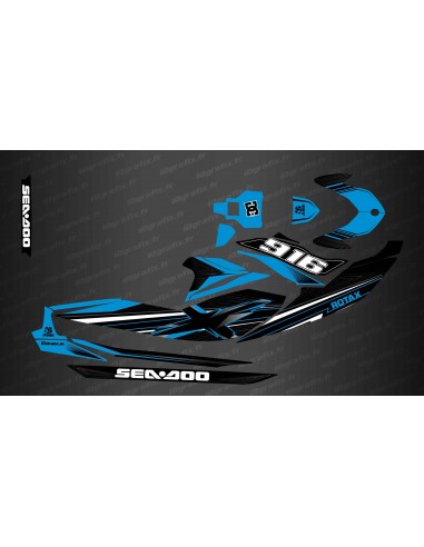 Kit décoration Factory Edition (Bleu) - pour Seadoo GTI (après 2020)