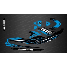 Kit decoration Factory Edition (Blue) - for Seadoo GTI (after 2020)-idgrafix