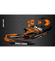 Kit decoration Factory Edition (Orange) - for Seadoo GTI (after 2020)
