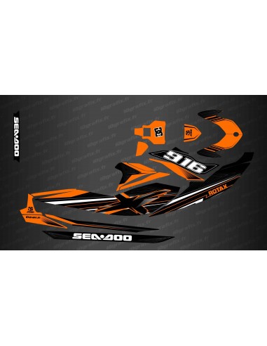 Kit décoration Factory Edition (Orange) - pour Seadoo GTI (après 2020)