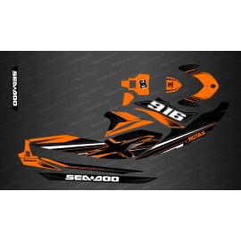 Kit decoration Factory Edition (Orange) - for Seadoo GTI (after 2020)-idgrafix