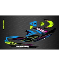 Kit dekor Monster Full Edition (Grün) - für Seadoo GTI-GTR