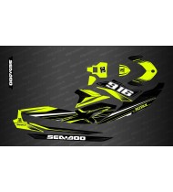 Kit décoration Monster Full Edition (Green) - for Seadoo GTI GTR