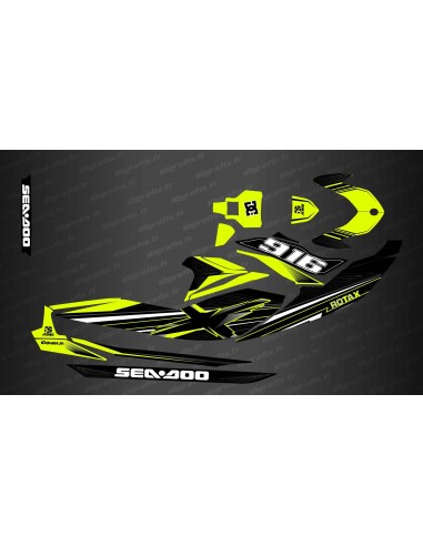 Kit décoration Factory Edition (Jaune Lime) - pour Seadoo GTI (après 2020)