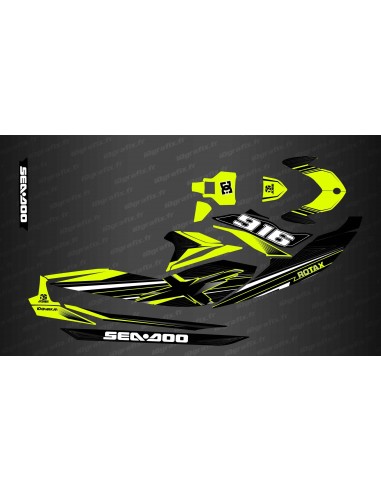 Kit décoration Monster Full Edition (Green) - for Seadoo GTI GTR