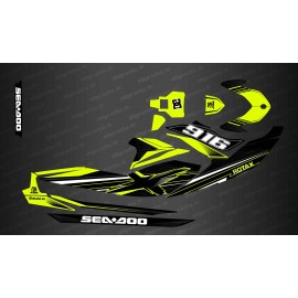 Kit décoration Monster Full Edition (Green) - for Seadoo GTI GTR-idgrafix