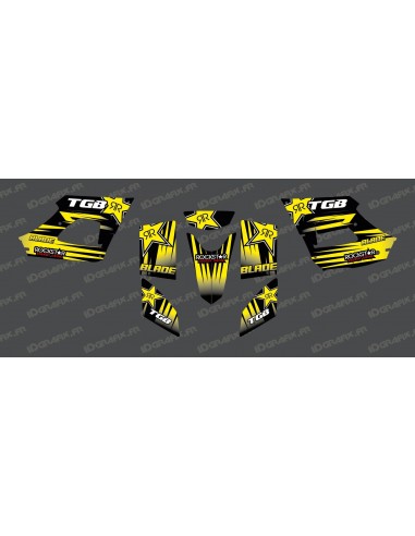 Kit deco Rockstar Edition (Yellow) - TGB BLADE (400/425/450/460/550)