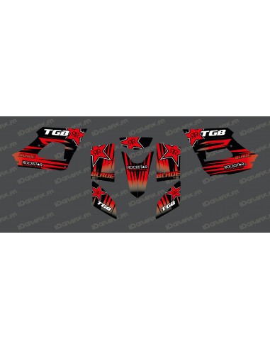 Kit deco Rockstar Edition (Red) - TGB BLADE (400/425/450/460/550)