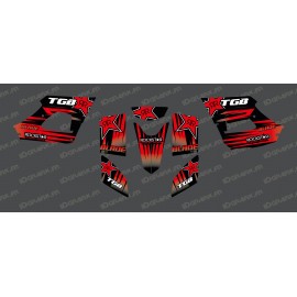 Kit deco Rockstar Edition (Red) - TGB BLADE (400/425/450/460/550) - IDgrafix