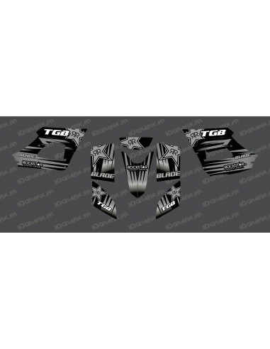 Kit-deco-Rockstar Edition (Grau) - TGB BLADE (400/425/450/460/550)